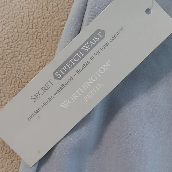 Worthington Petite Stretch size 16P gray women's pants - Picture 4 of 8